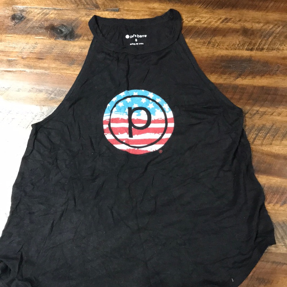 Pure barre high neck Tank